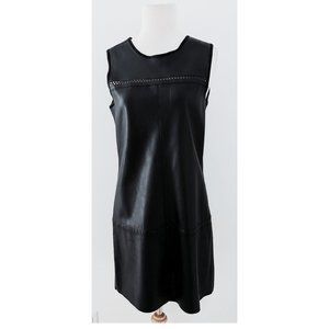 Pleather black dress